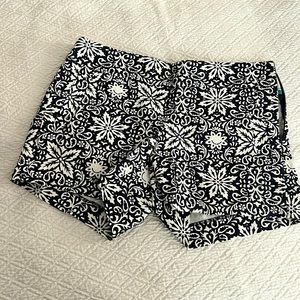 J. Crew Factory Navy Floral Shorts NWT